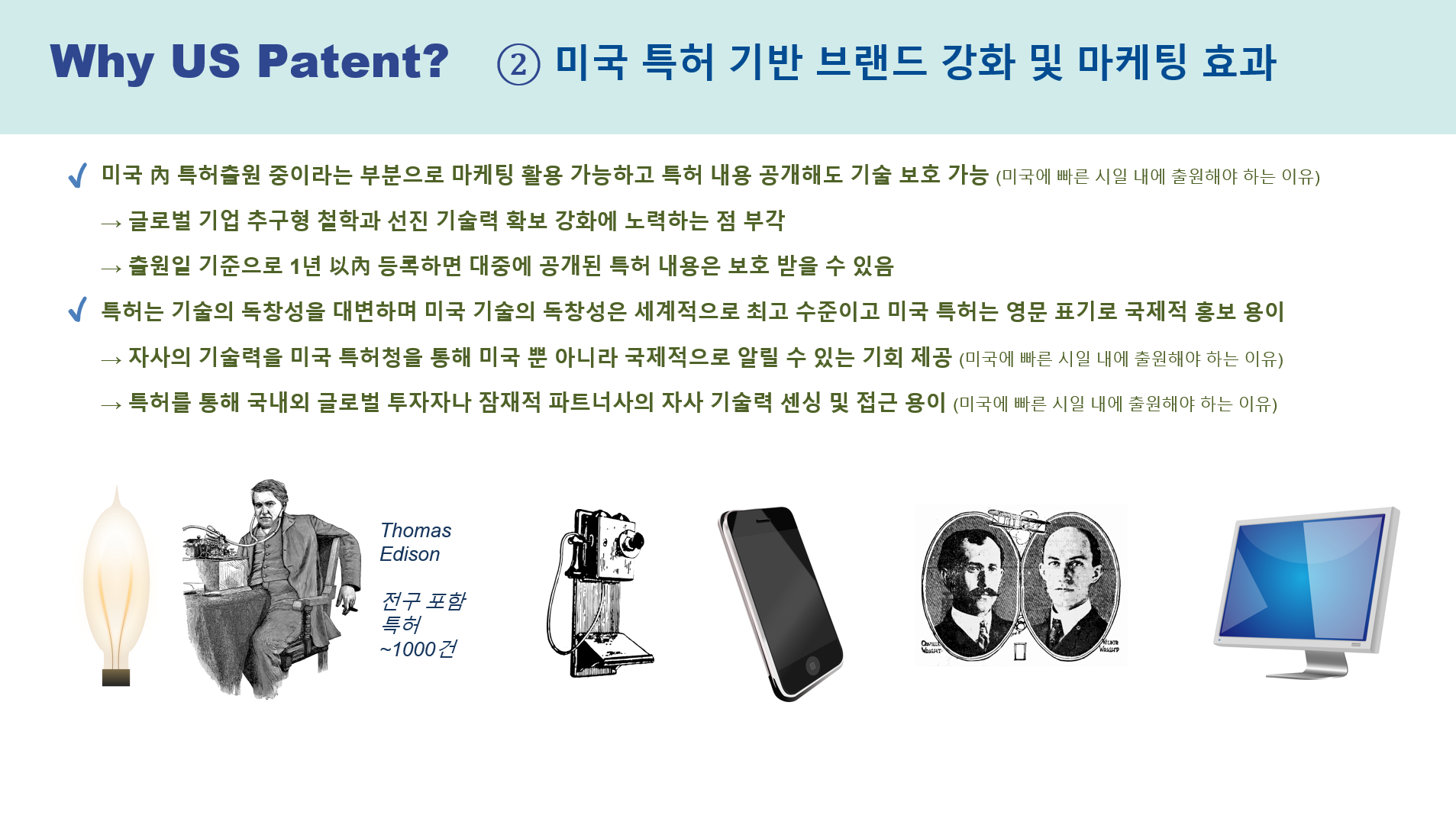 Why US patent - 미국 특허 기반 브랜드 강화 및 마케팅 효과